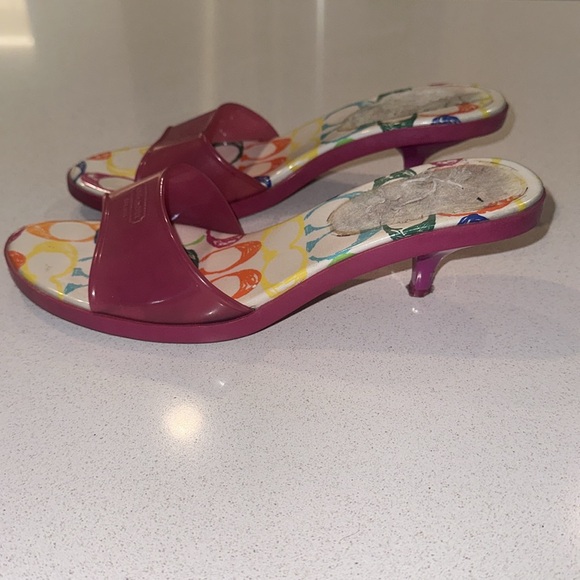 Vintage Coach 1941 Jelly Kitten Heels - Picture 7 of 9